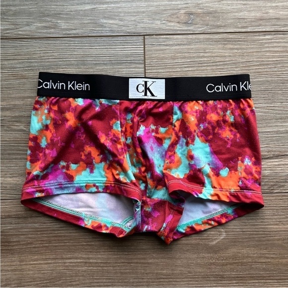 Calvin Klein | 1996 Micro Low Rise Red Haze Trunk (X-Small) - Picture 1 of 6